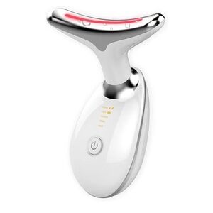 Advanced Skincare Device For Neck, Face and Arm Flab with Silver Accents
